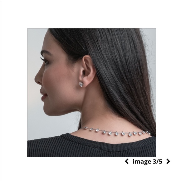 Touchstone Crystals “Cha Cha Lariat” Necklace NWT - Picture 3 of 8